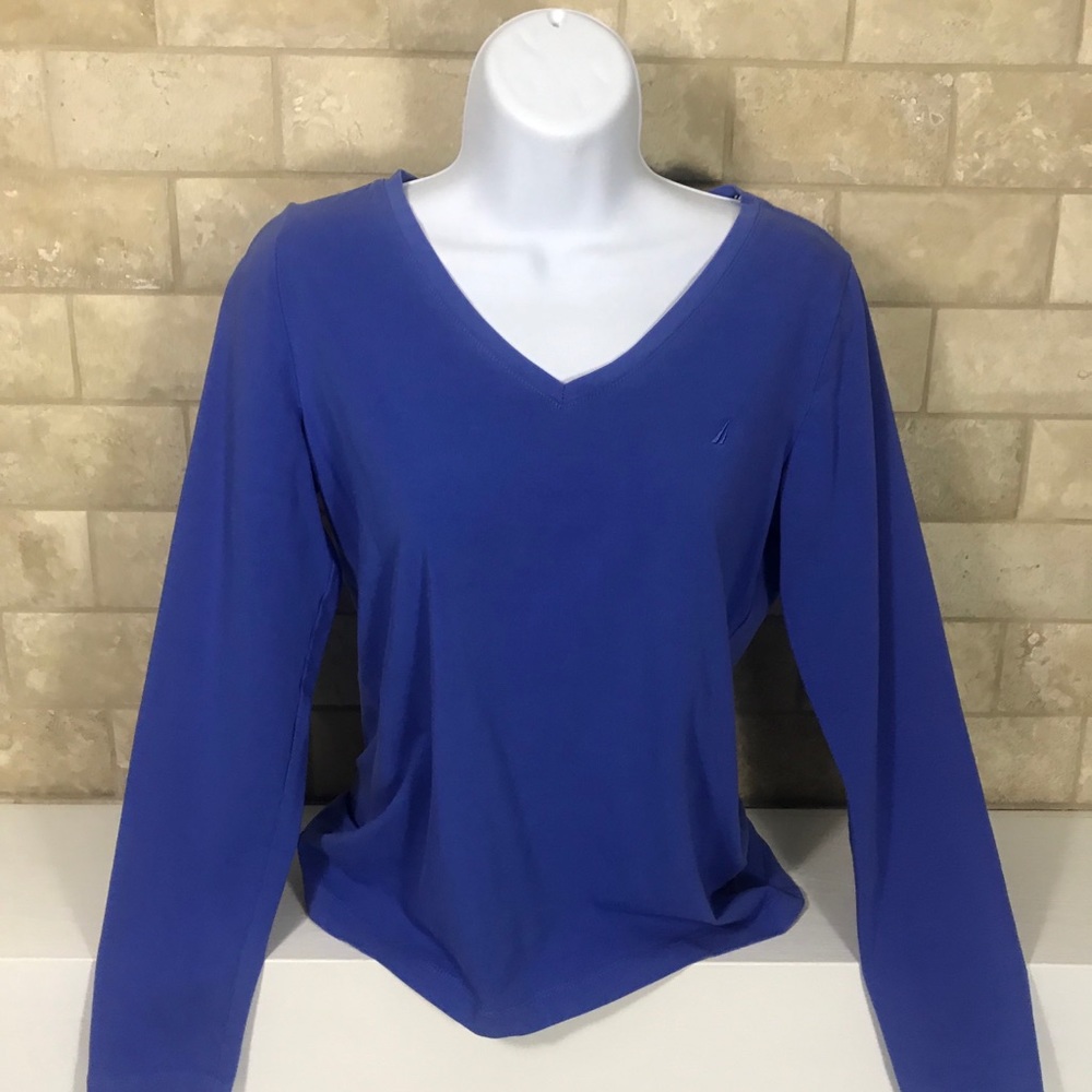 Nautica Royal Blue Long Sleeve Tee